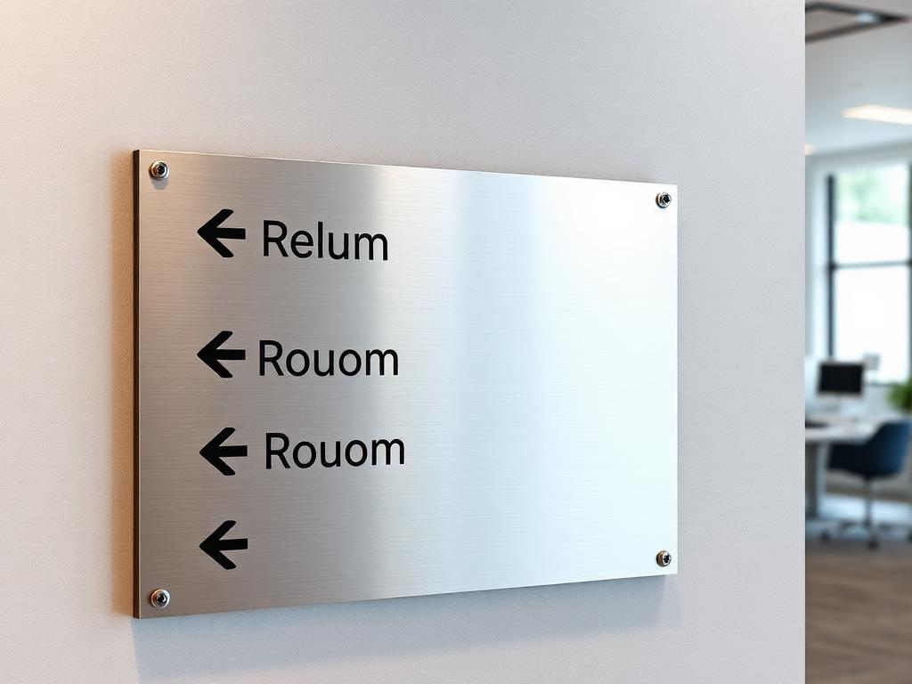 Wayfinding Plaque